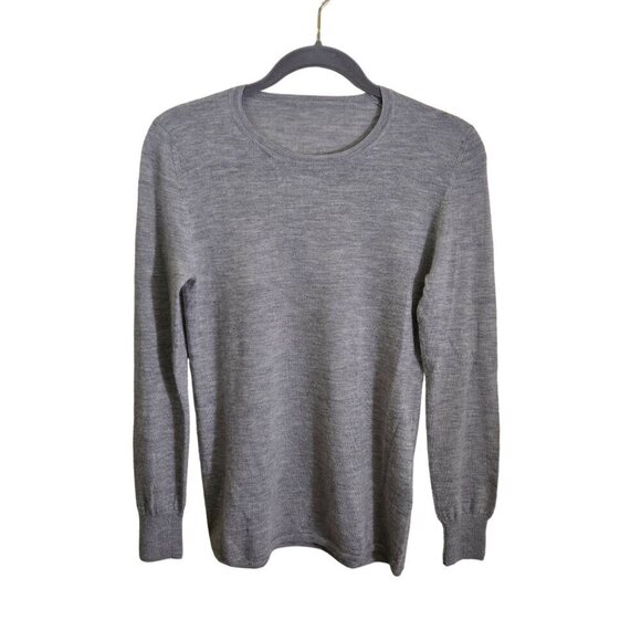Isabel Marant No 1501 Cashmere Silk Light Gray Crewneck Sweater Size 42 - Picture 1 of 6